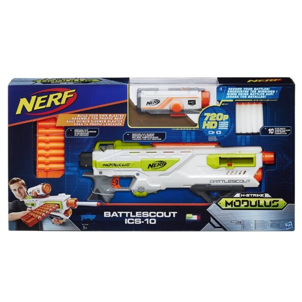 Packaging du Nerf N-Strike Modulus Battlescout ICS-10.