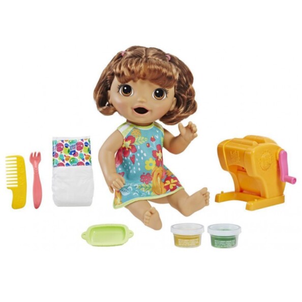 Poupée "Baby Alive Bébé régal de pâtes" - Brune