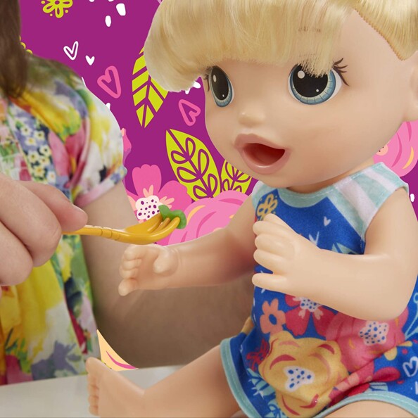 Poupée "Baby Alive Bébé régal de pâtes" - Blonde