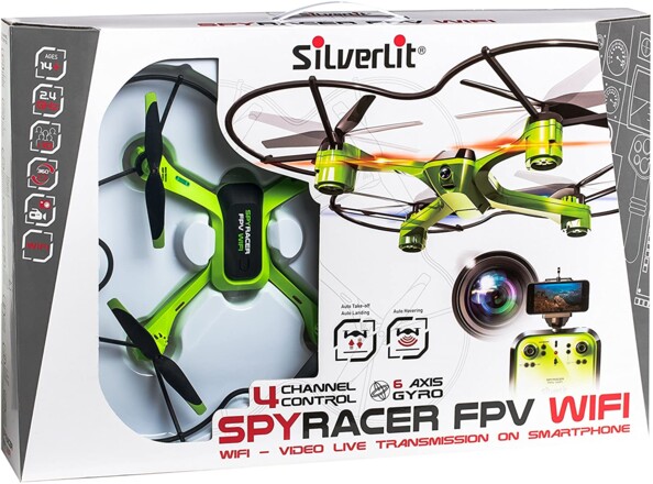 Packaging du quadricoptère Spy Racer de Silverlit.