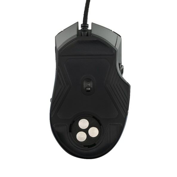 Ajustez le poids de la souris Kult Nitrogen CORE avec les lests fournis.