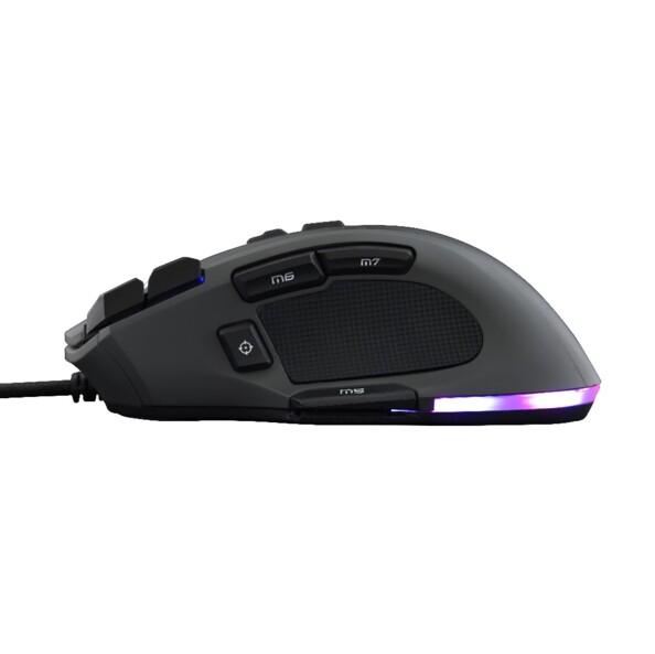 Le profil droit de la souris gaming Kult Nitrogen CORE.