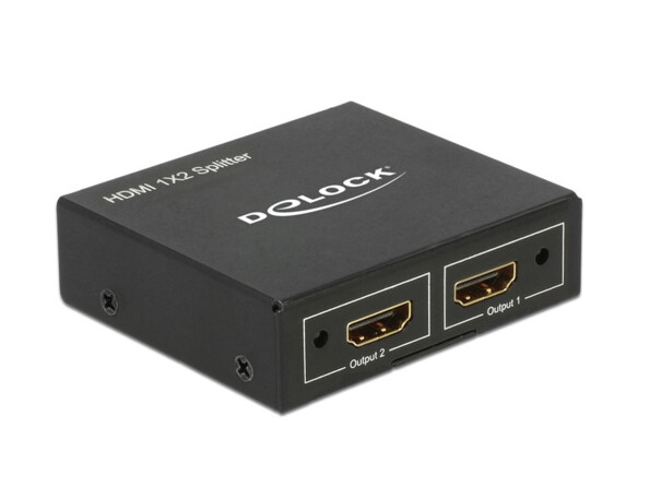 splitter hdmi delock 87701 pour resolutions full hd 3d 4k taille mini