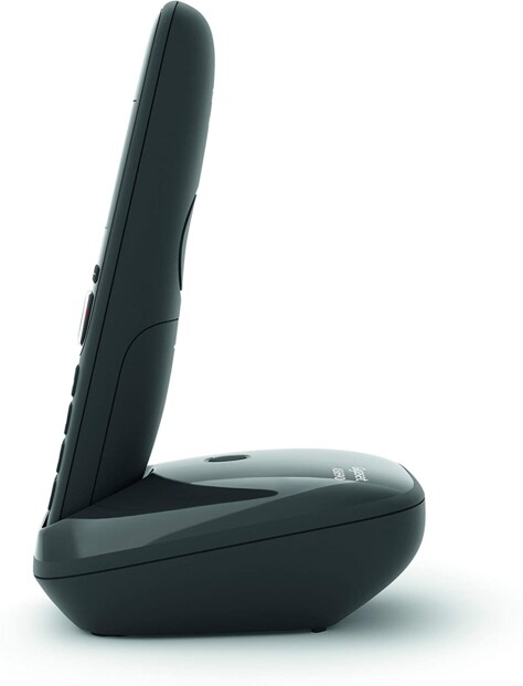 Téléphones fixes sans fil AS690 Duo noirs, par Gigaset