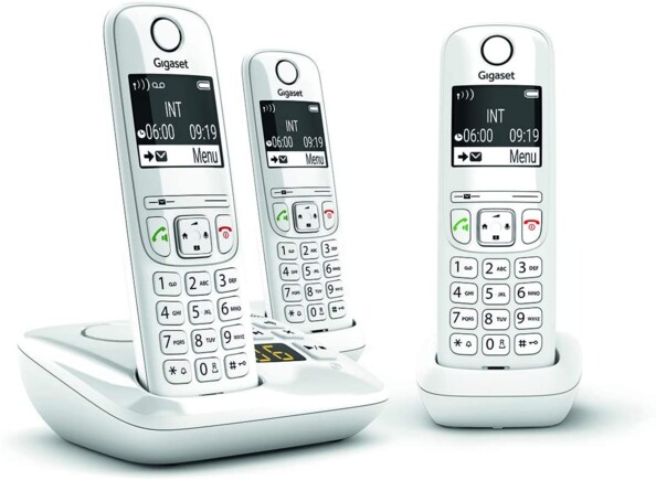 Téléphones fixes AS690A Trio. Pack Trio avec 3 combinés