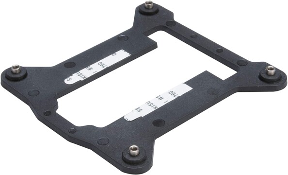 La plaque arrière du ventilateur Vegas Chroma LG pour processeurs LGA 115.