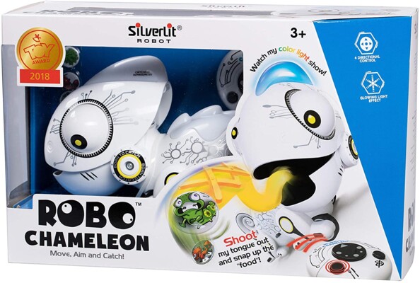 Packaging du robot caméléon Ycoo Silverlit.