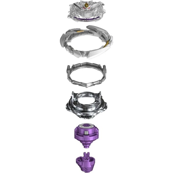 Décomposition de la structure d'une toupie Beyblade siason 6