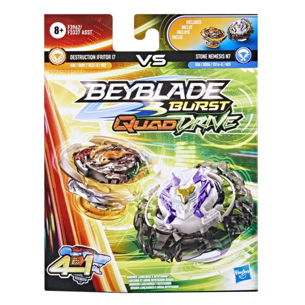 Packaging toupies Beyblade Quad drive par Hasbro