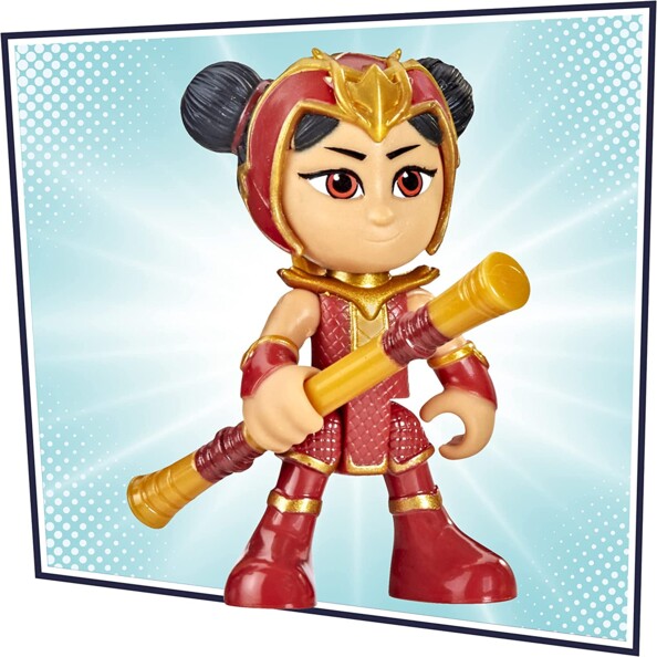 Figurine flamme rouge gardienne de la montage pj masks