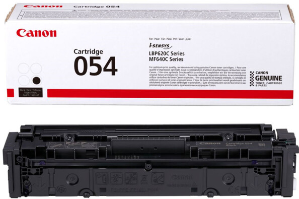 Toner original n° 054 couleur noire, réf. Canon 3024C002