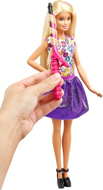 Barbie - Barbie Boucles Et Couleurs - Poupée Mannequin - 5 Ans Et + - Barbie