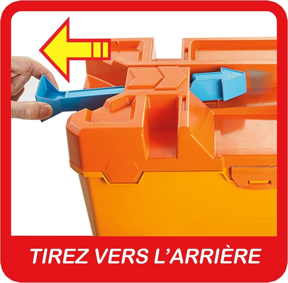 Hot Wheels Track Builder Boîte de base pour piste de course acrobatique