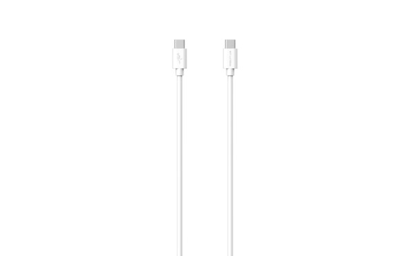 Câble USB-C vers USB-C 2 m coloris blanc de la marque Mobility Lab