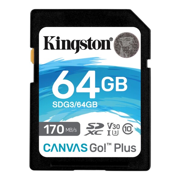 Carte SD Kingston Canva go plus 64 go