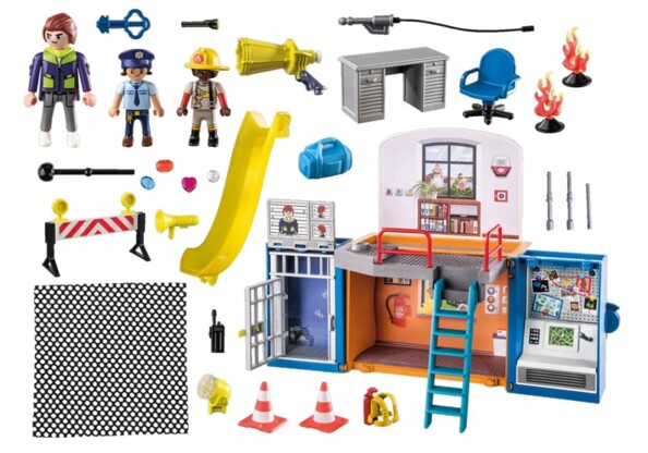 Contenu de la boîte playmobil 70830 centre d'opération