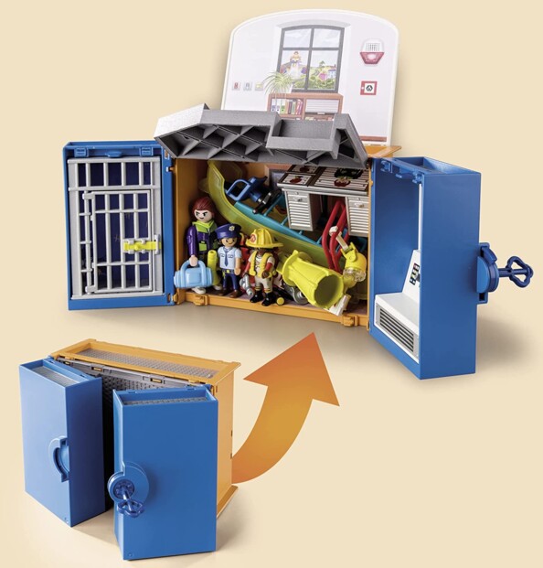 Valise centre d'opération Playmobil pliable