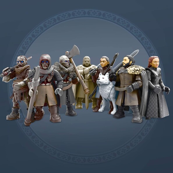 7 figurines articulées de la série Game of Thrones