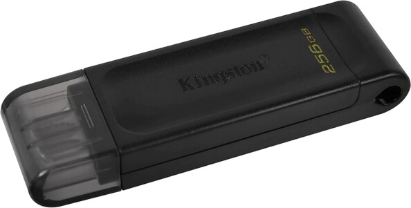 Clé de stockage USB-C 3.2 Gen 1 DataTraveler 70 258 Go de la marque Kingston