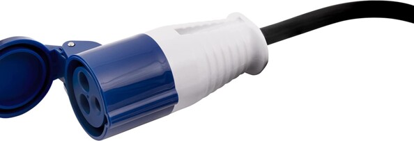 CEE-coupleur sur fiche à contact de protection McPower, 1,5m H07RNG 3G2,5, 230V, IP44