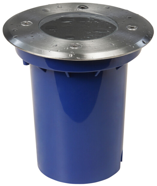 Hauteur du spot lumineux encastré sol BL 12 R forme ronde avec douille GU10