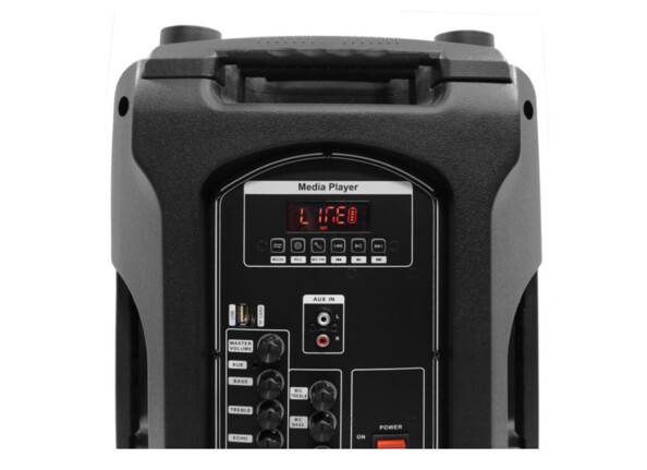 Enceinte portative autonome 12" avec 2 micros idéale pour animer des soirées