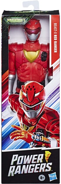 FIGURINE POWER RANGERS rouge BEAST MORPHERS DE 30 CM vue de l'emballage