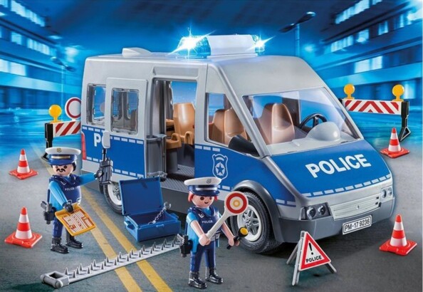 mise en situation playmobil police 9236