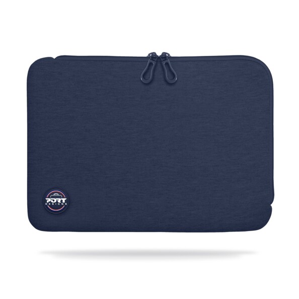 Pochette pour ranger son ordinateur portable de couleur bleu et design