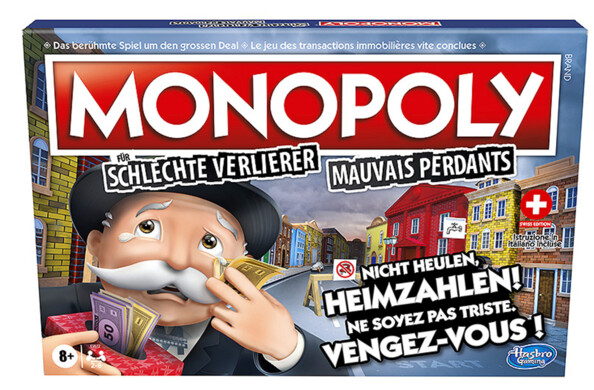 Boîe Monopoly Mauvais Perdants Schlechte Verlierer