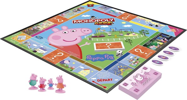 Jeu de société familial Monopoly Peppa Pig