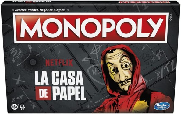 Boîte de jeu Netflix la Casa del Papel