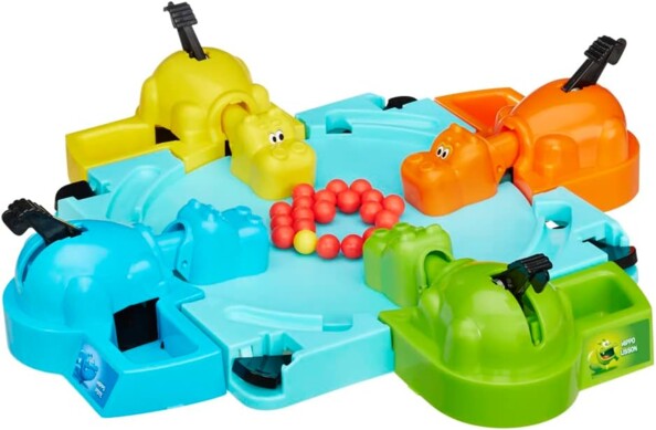 Jeu familial de rapidité et d'amusement Hippos Gloutons