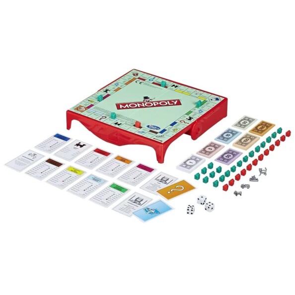 Jeu de voyage et de stratégie compact Monopoly