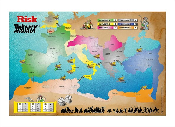 Jeu de plateau classique Risk dédié à Astérix