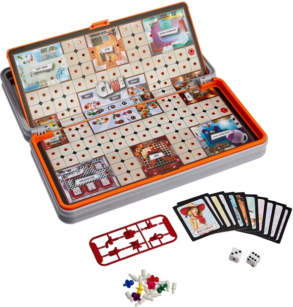 Jeu de plateau Cluedo pliable et transportable
