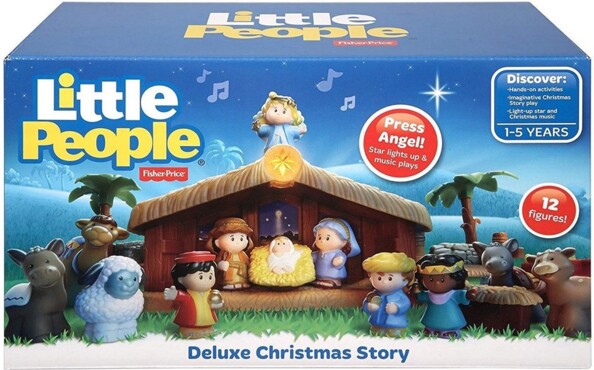 Packaging fisherprice little people la crèche de Noël