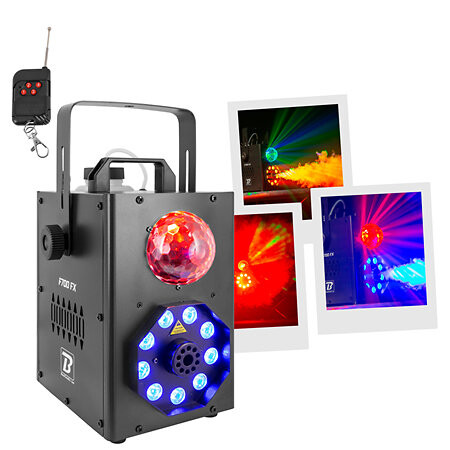 Machine à fumée F700 FX avec effets lumineux RGB, Machine à effets