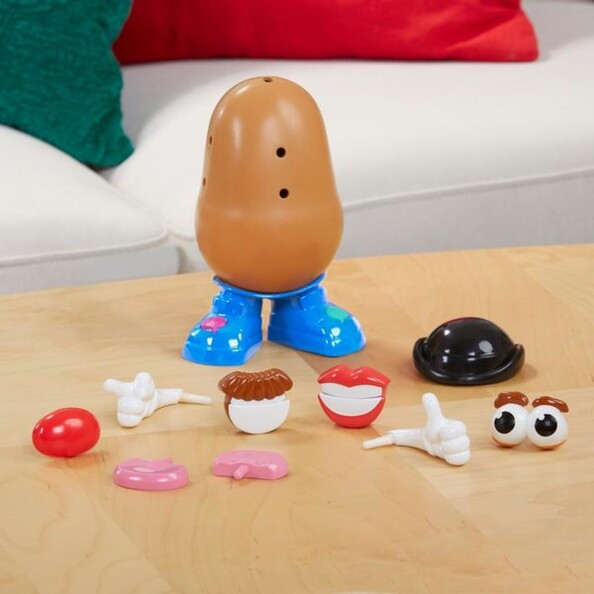 Monsieur patate avec ses pièces demontées