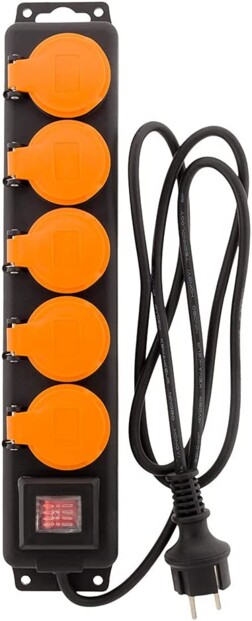 Multiprise étanche avec câble de 1,5m