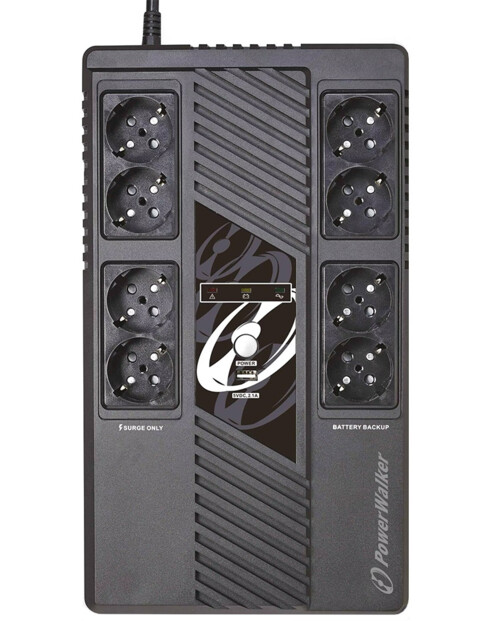 Onduleur Line Interactive VI 1000 MS FR de la marque PowerWalker