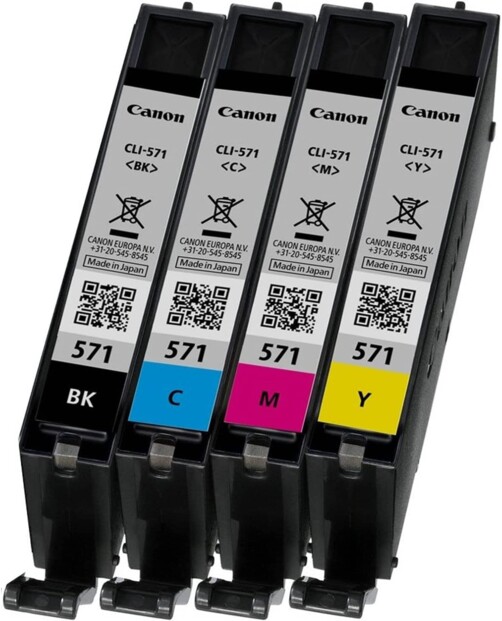 Canon CLI-571 Multipack. Type d'alimentation: Multi pack, Quantité: 4 pièce(s)