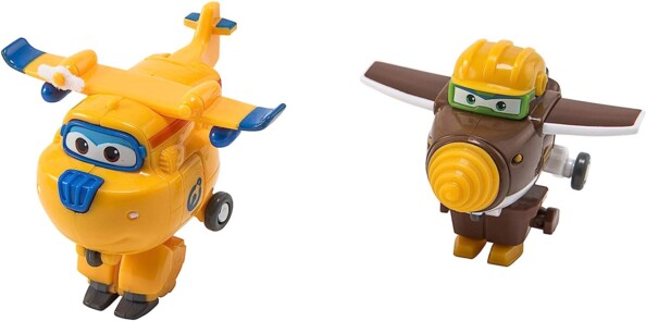 Robots avec bras et jambes articulés Super Wings
