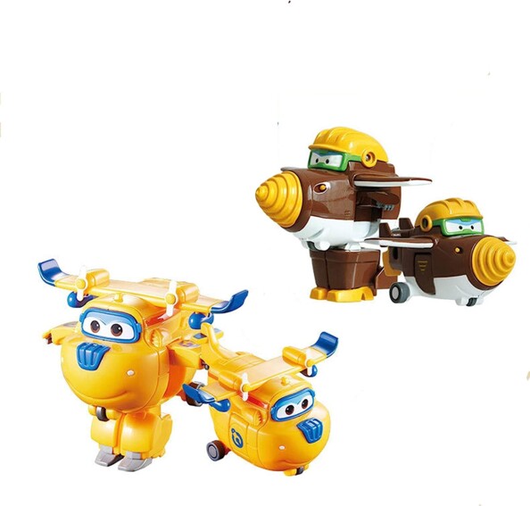 Figurines robots transformables Todd et Donnie