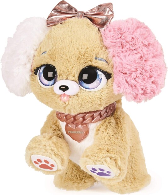 Chiot interactif sur ses pattes arrières