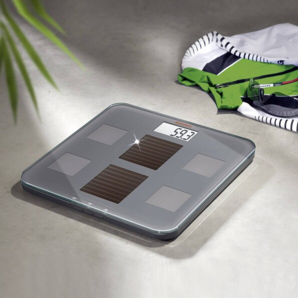 Solar Fit pèse personne qui donne le taux de masse graisseuse