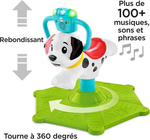 Loisirs Cstore Fisher-price - Fisher-price Petit Chien Tourni Rebond - 1 An Et +