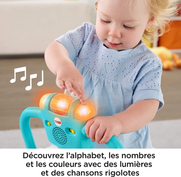 Mise en situation Jeu d'éveil Fisher Price Le Petit Chien Tourni Rebond
