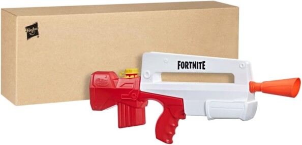 Blaster à eau Nerf Fortine Burst AR avec son emballage
