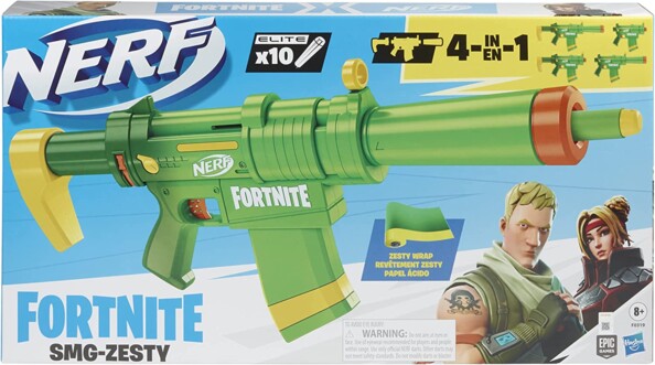 Packaging Nerf Fortnite Smg-Zesty